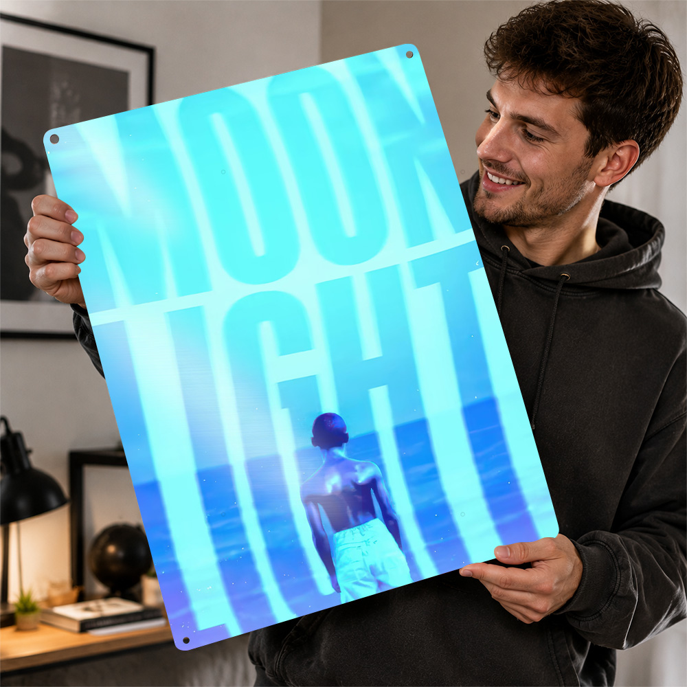 Home Cinema Quarto - Pôster de Filme Moonlight, Arte de