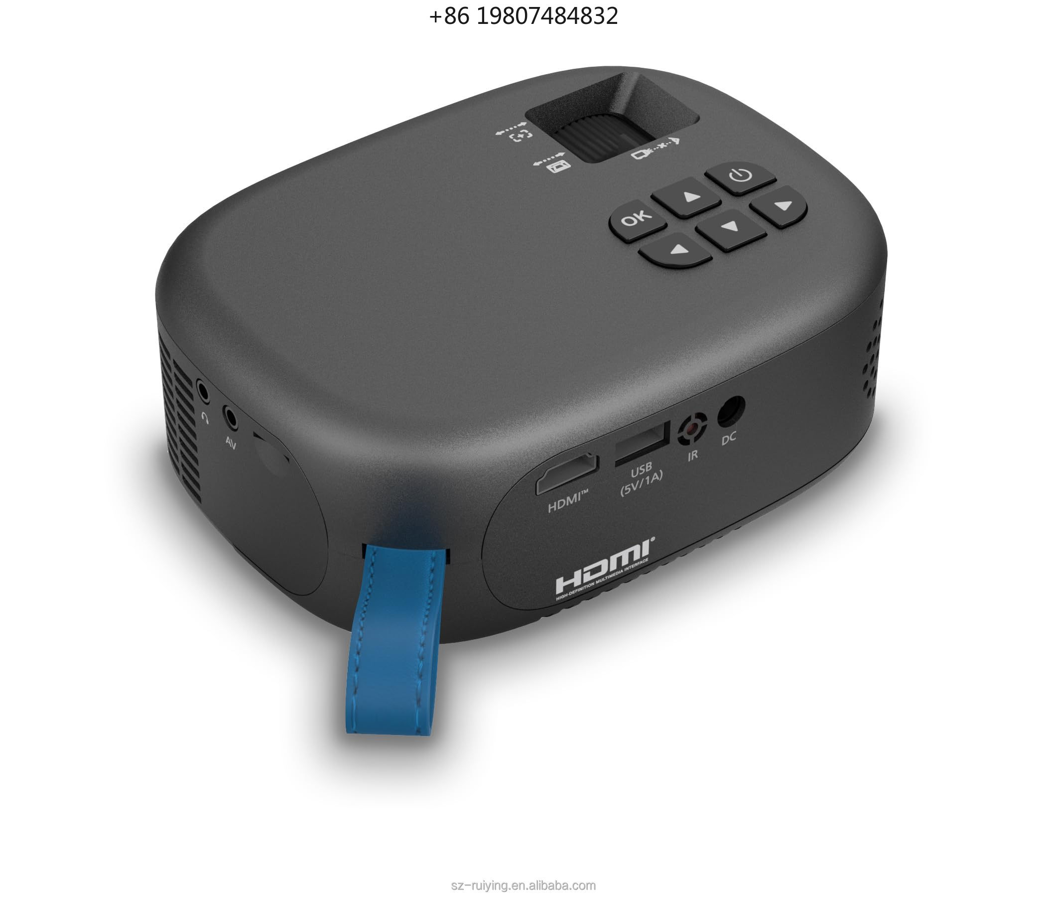 Home Cinema Kids - Projetor Portátil HD 720P 1080P Mini