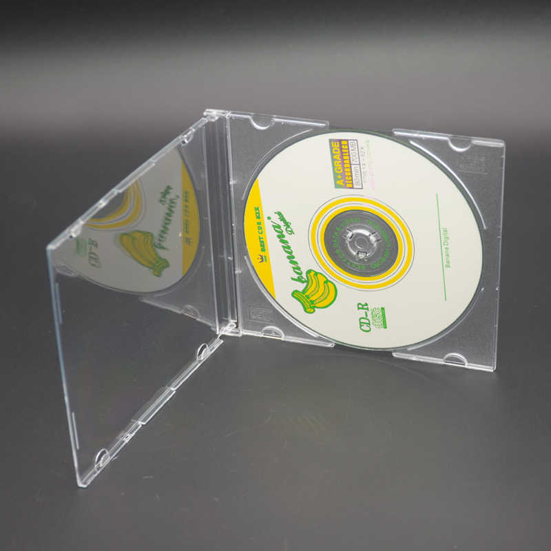 Home Cinema Portable - Caixa de dvd de plástico transparente