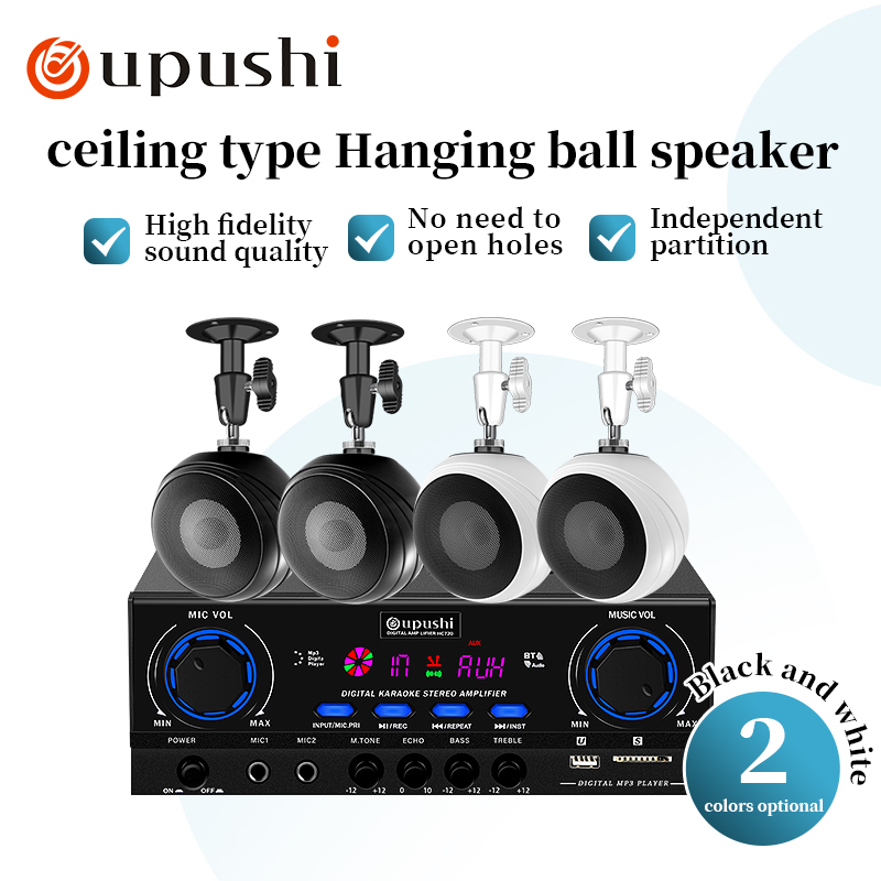 Wall Mount Speaker - Oupushi montado no teto, sistema de