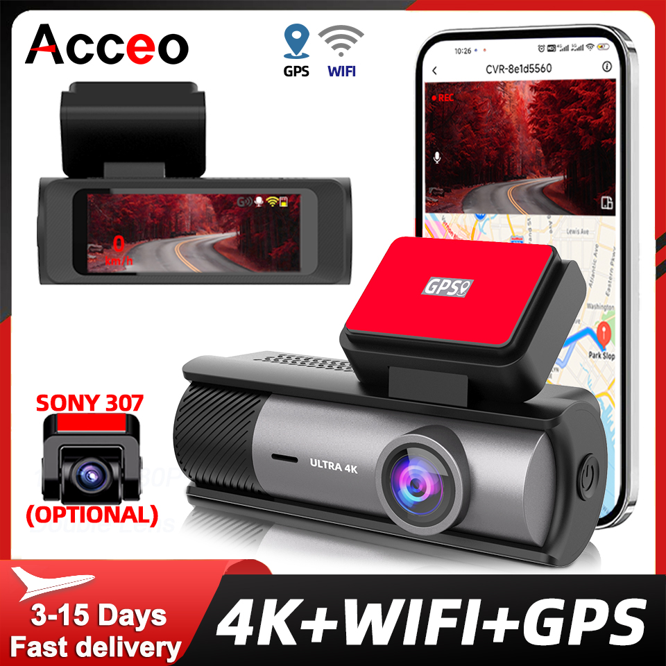 Home Cinema Blu Ray Sony - Câmera Veicular ACCEO 4K com GPS/WiFi