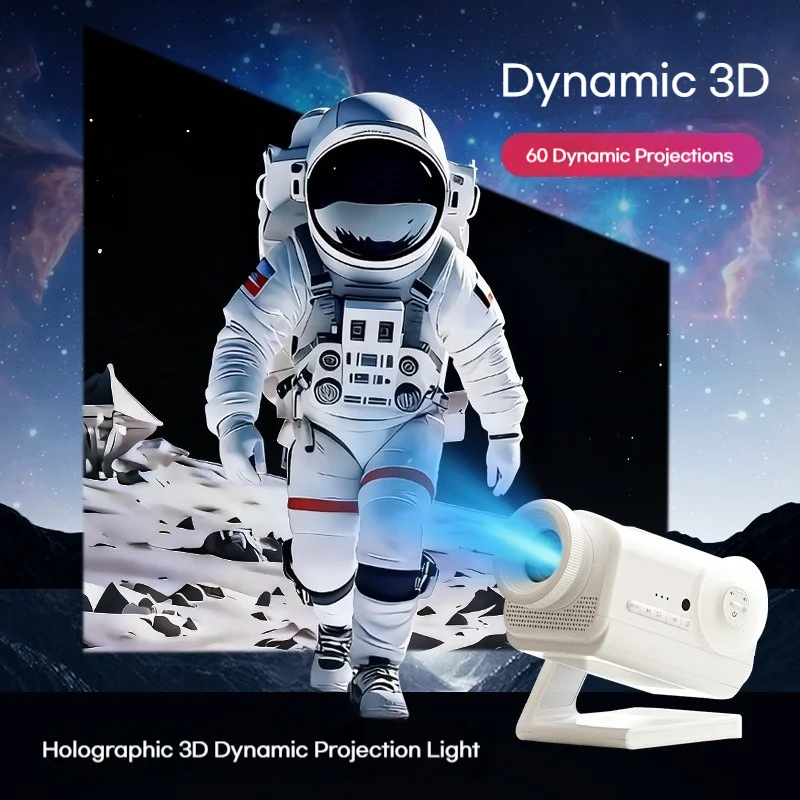 Home Cinema Kids - Projetor Holográfico 3D HD Flutuante com