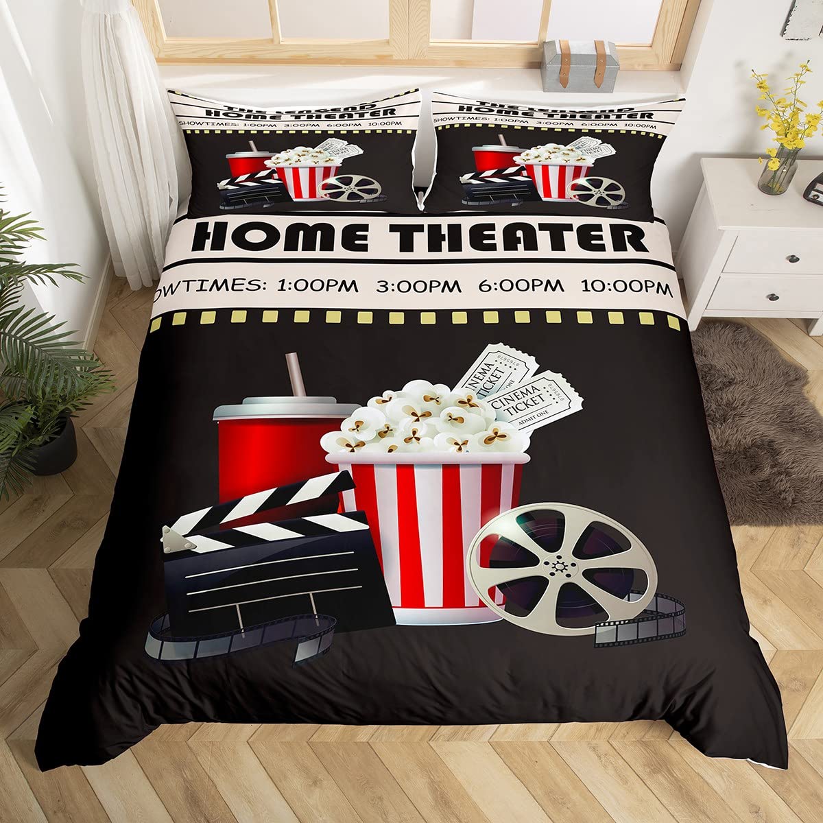 Home Cinema Kids - Capa de Edredom Vintage com Tema