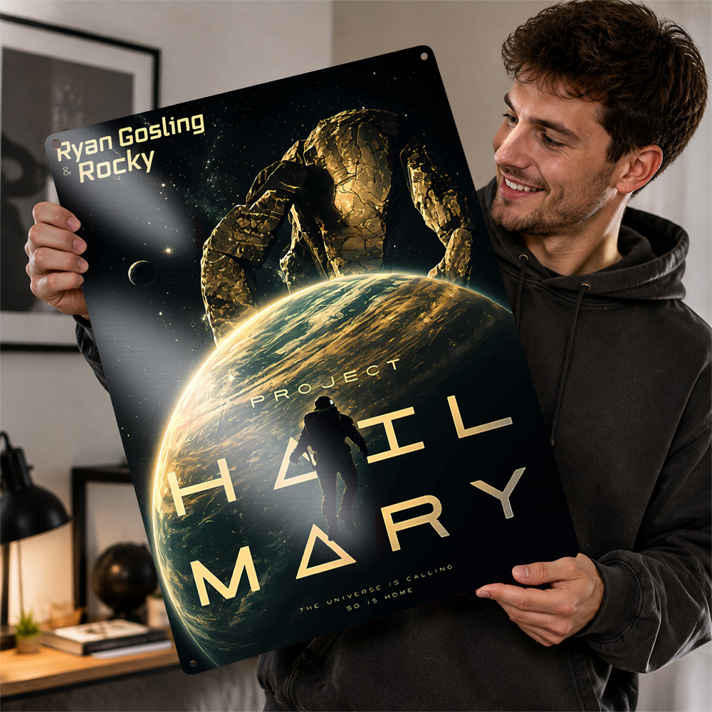 Home Cinema Movies - Pôster do Filme Project Hail Mary,