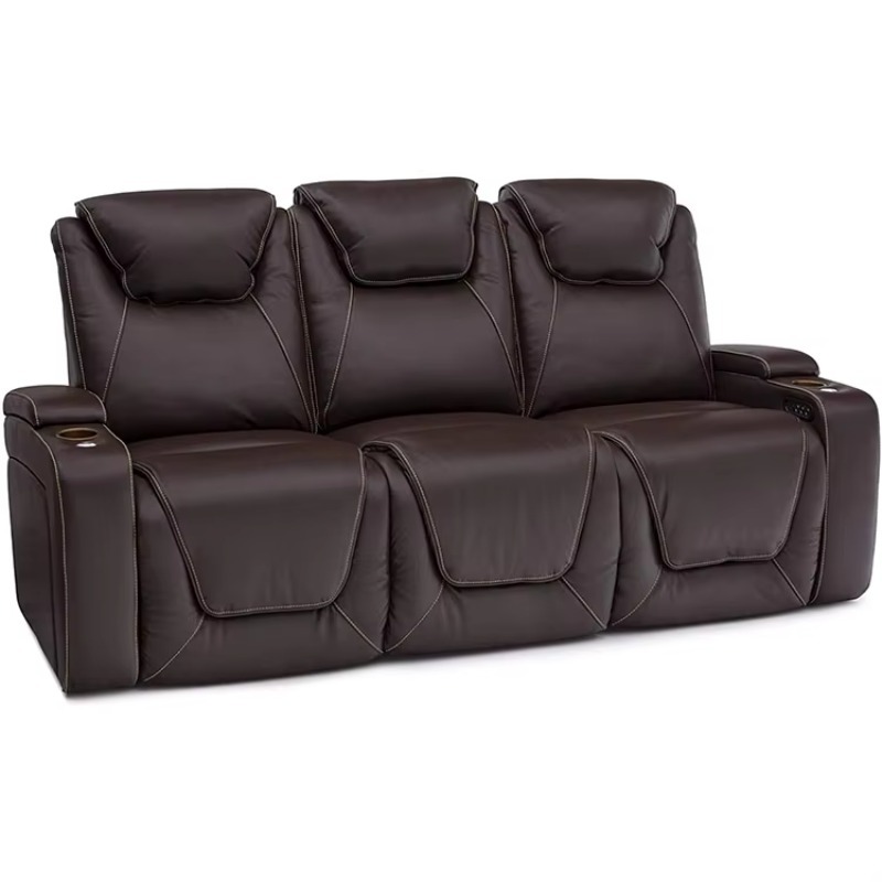 Sofá Reclinável de Couro para  - Home Cinema Movies avaliação e preço