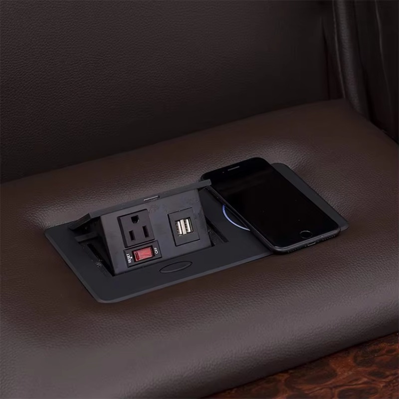 Sofá Reclinável de Couro para  - Home Cinema Movies avaliação e preço