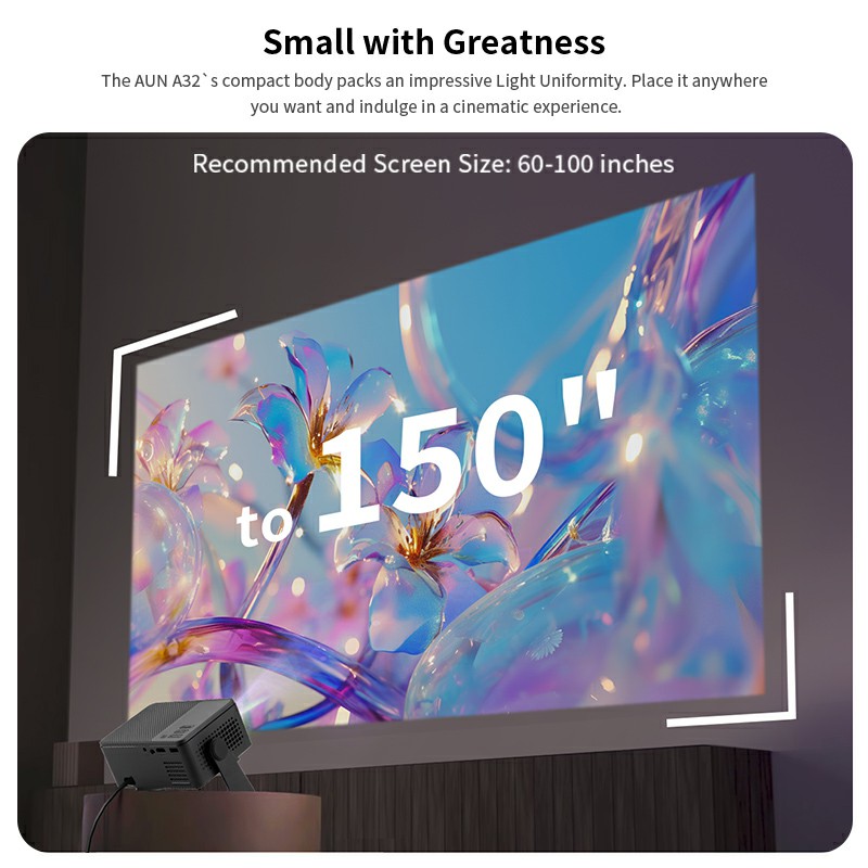 Projetor Android AUN A32 Pro M - Home Cinema Movies avaliação e preço