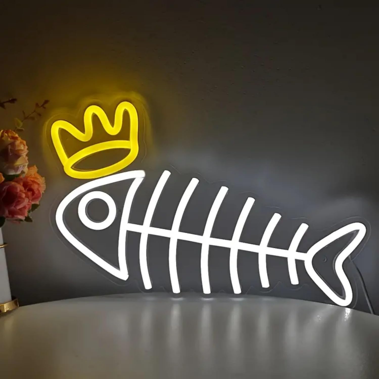 Letreiro Neon King Fish com Lu - Home Cinema Quarto avaliação e preço