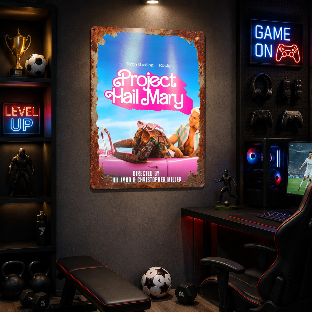 Placa de Metal Vintage Persona - Home Cinema Movies avaliação e preço