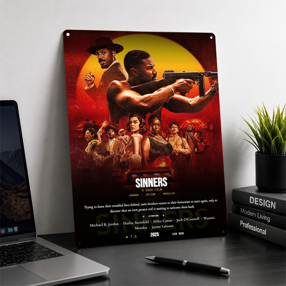 Pôster de Metal do Filme Sinne - Home Cinema Quarto avaliação e preço