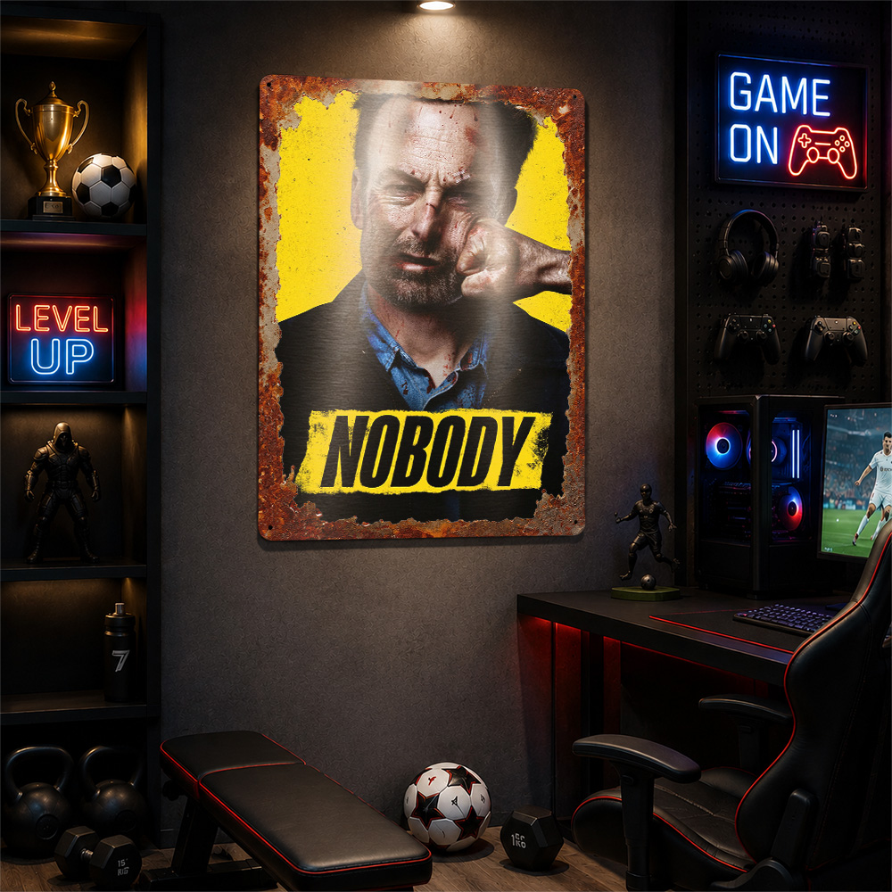 Pôster de Metal do Filme Nobod - Home Cinema Quarto avaliação e preço