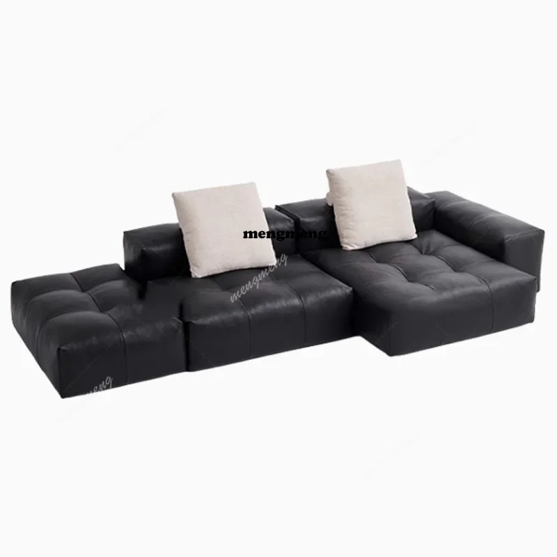 Sofá Nórdico de Couro Compacta - Home Cinema Luxury avaliação e preço