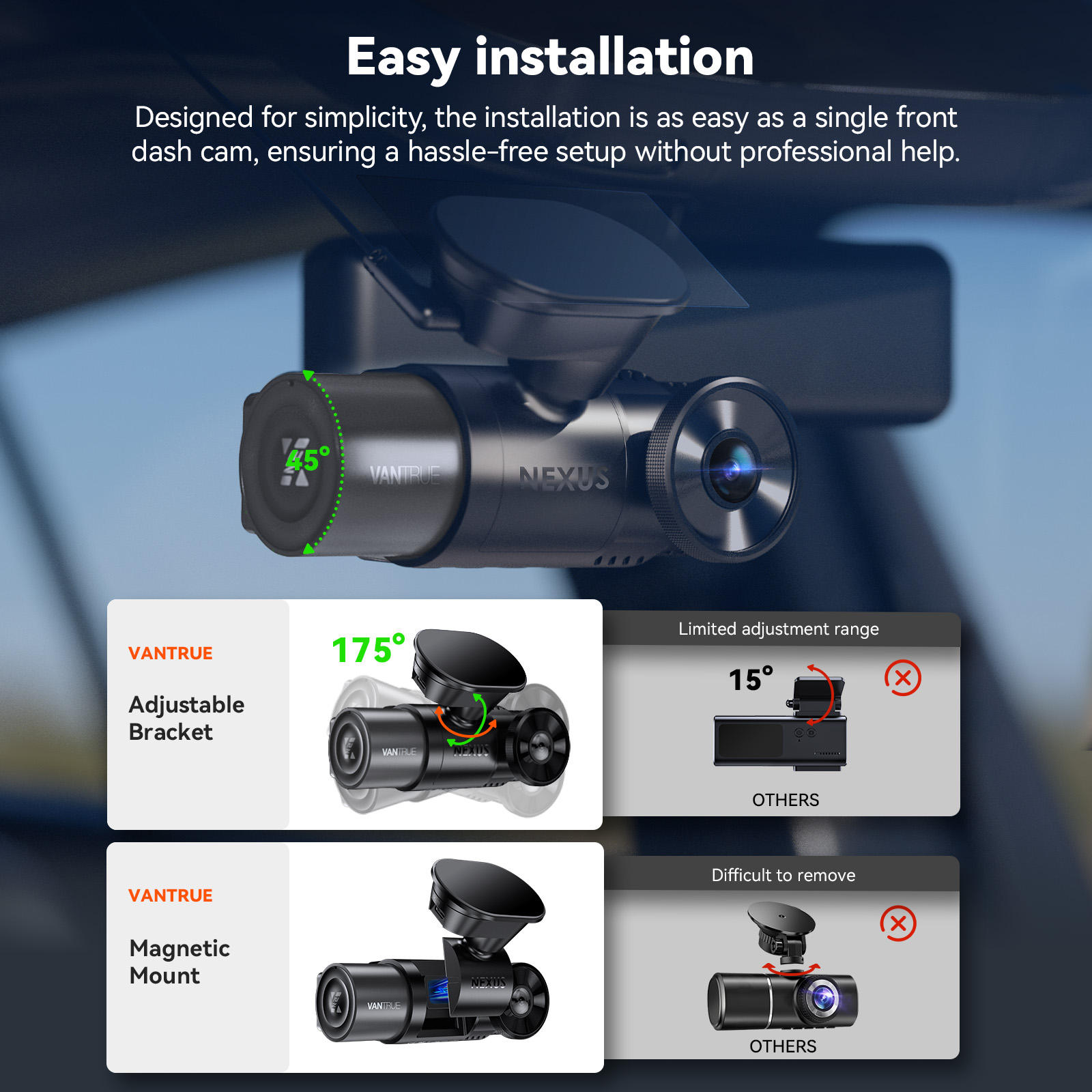 Vantrue N2X 2.7K HDR Dashcam f - Home Cinema Blu Ray Sony avaliação e preço