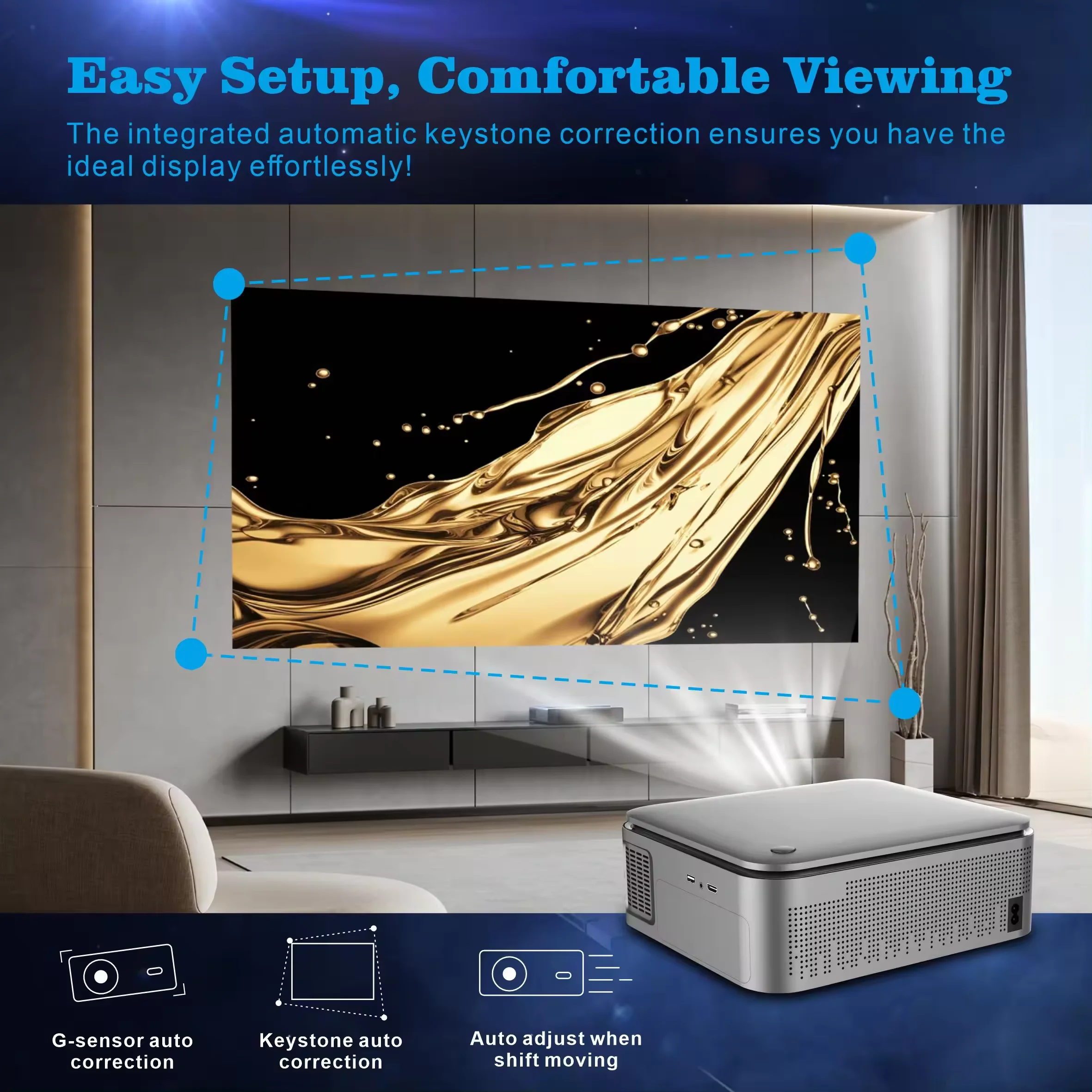 Novo Projetor HD 1080P HY450 p - Home Cinema Movies avaliação e preço