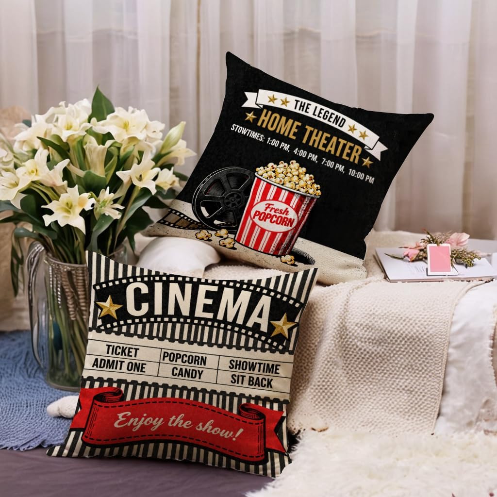Conjunto de 4 Capas de Almofad - Home Cinema Quarto avaliação e preço
