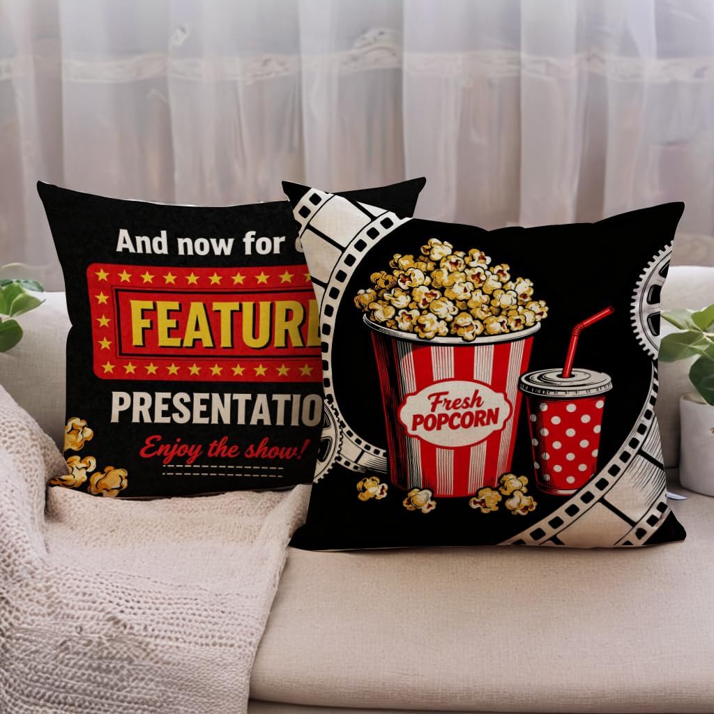 Conjunto de 4 Capas de Almofad - Home Cinema Quarto avaliação e preço