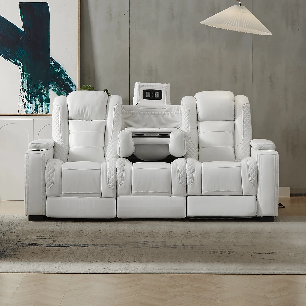 Sofá Reclinável Elétrico de Lu - Home Cinema Luxury avaliação e preço