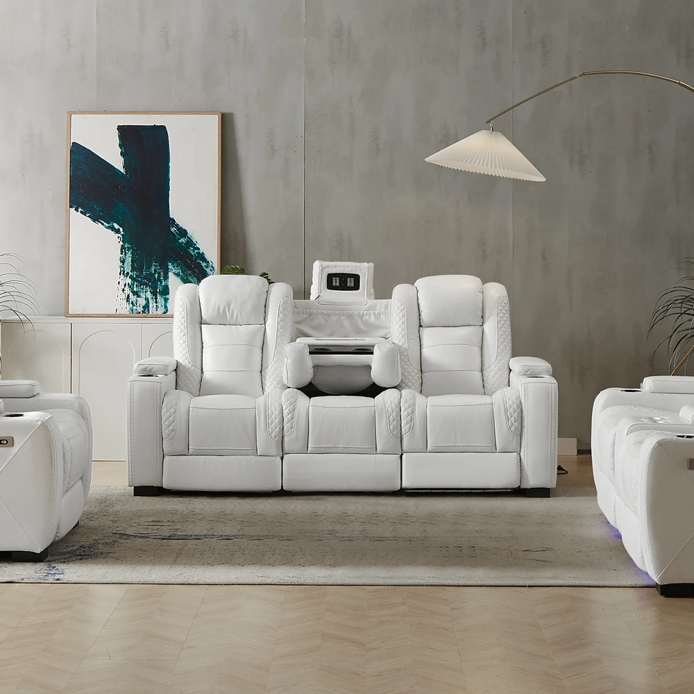 Sofá Reclinável Elétrico de Lu - Home Cinema Luxury avaliação e preço