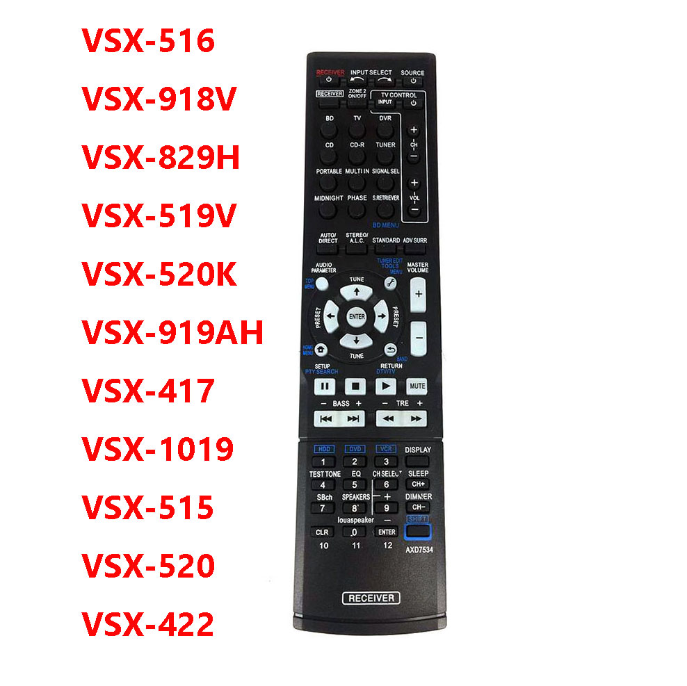 Controle remoto para receptor  - Home Cinema Pioneer avaliação e preço