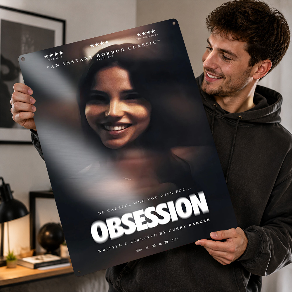 Placa de Metal Decorativa Pers - Home Cinema Movies avaliação e preço