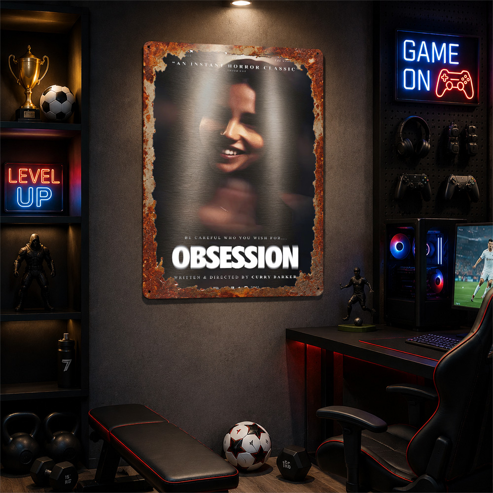 Placa de Metal Decorativa Pers - Home Cinema Movies avaliação e preço