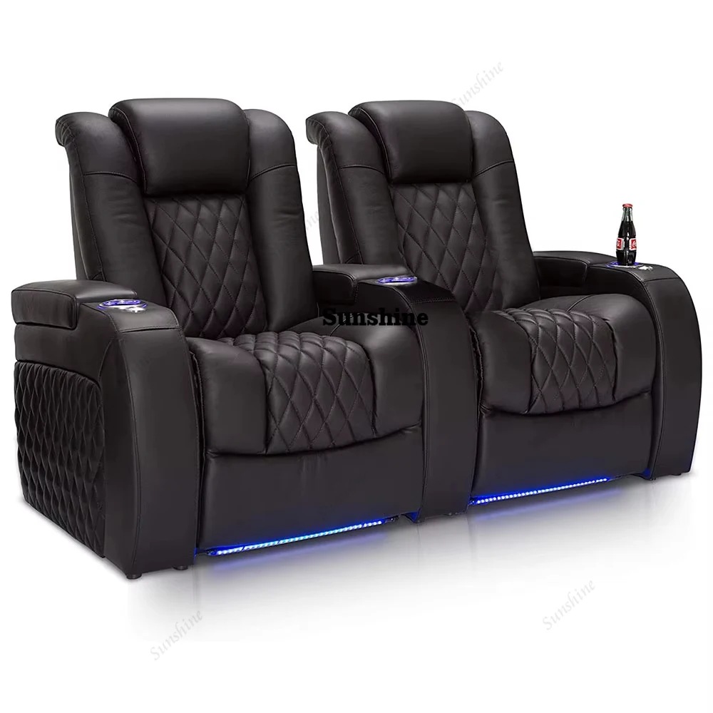 Sofá Elétrico de Cinema Branco - Home Cinema Interiors avaliação e preço