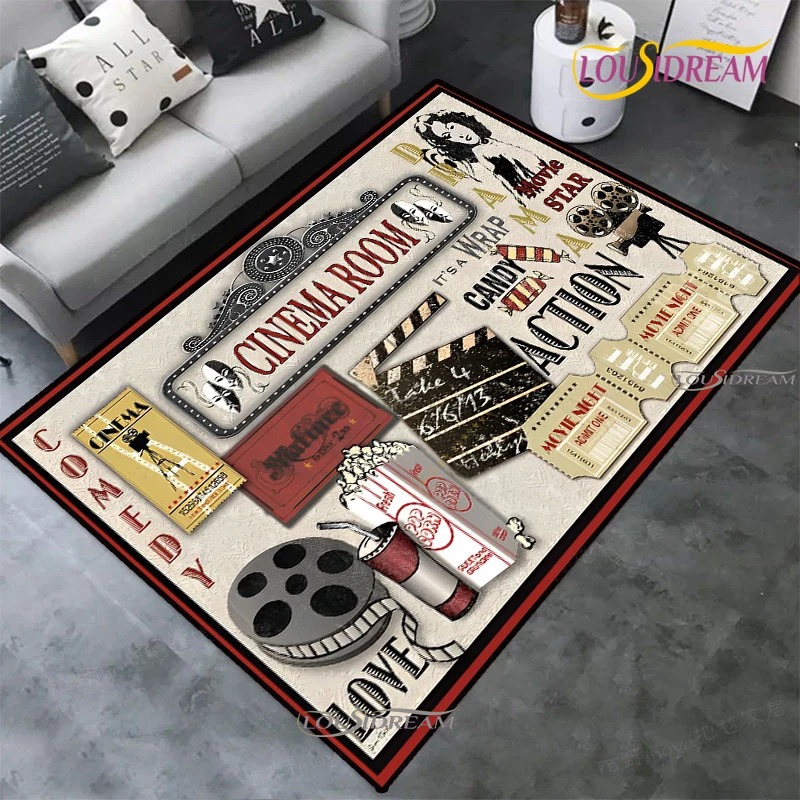 Tapete de Cinema Retrô com Tem - Home Cinema Kids avaliação e preço