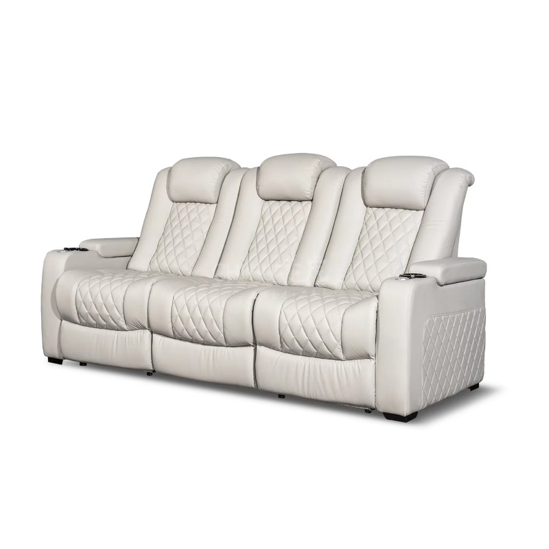 Sofá Elétrico de Cinema Branco - Home Cinema Interiors avaliação e preço