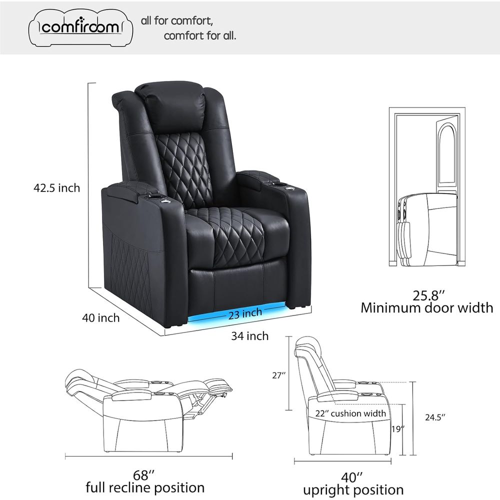 Poltronas Reclináveis Clássica - Home Cinema Quarto avaliação e preço